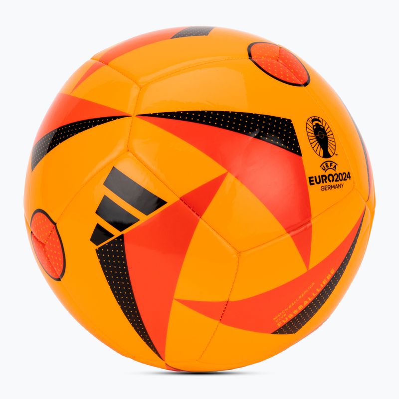 Piłka do piłki nożnej adidas Fussballliebe Club EURO 2024 solar gold/solar red/black rozmiar 5 2