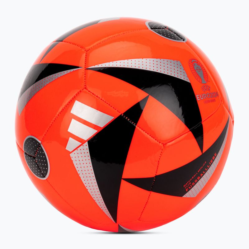 Piłka do piłki nożnej adidas Fussballliebe EURO 2024 solar red/black/silver metallic rozmiar 4 2