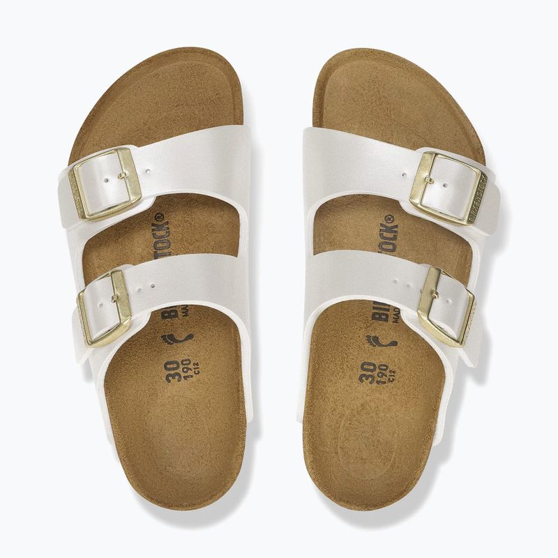 Klapki dziecięce BIRKENSTOCK Arizona Birko-Flor Narrow electric metallic pearl 4