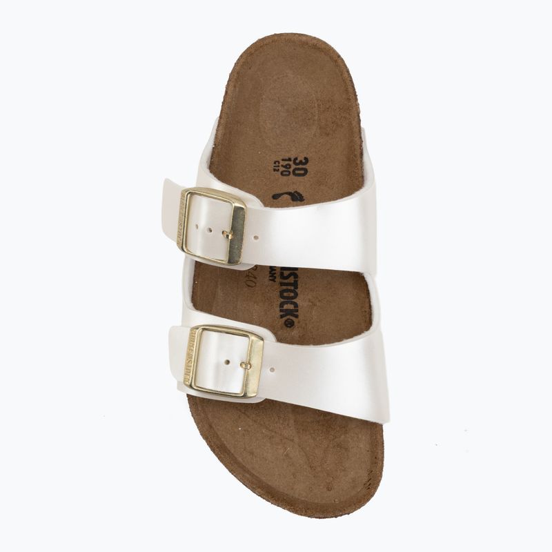 Klapki dziecięce BIRKENSTOCK Arizona Birko-Flor Narrow electric metallic pearl 5