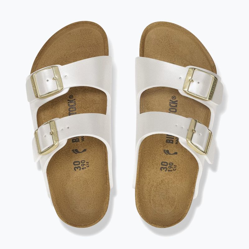 Klapki dziecięce BIRKENSTOCK Arizona Birko-Flor Narrow electric metallic pearl 4