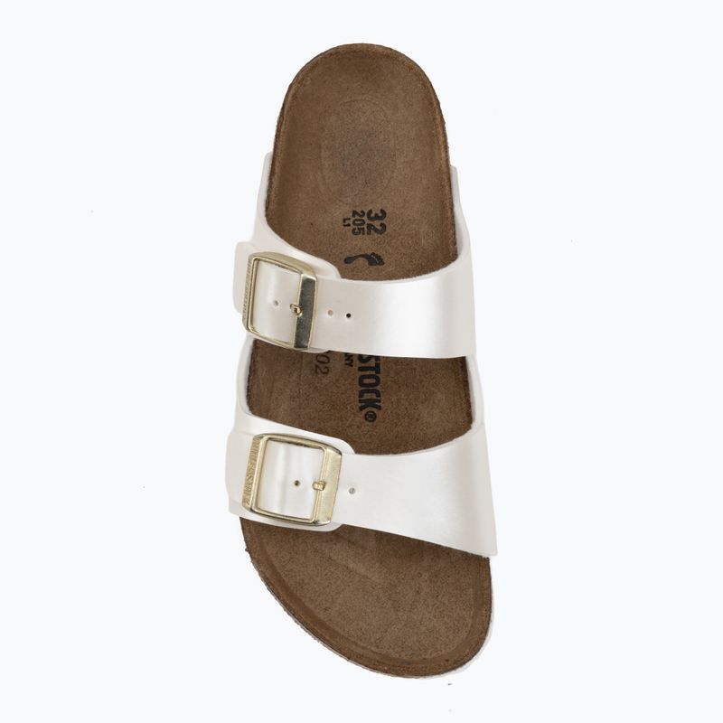 Klapki dziecięce BIRKENSTOCK Arizona Birko-Flor Narrow electric metallic pearl 5