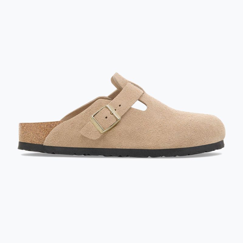 Klapki BIRKENSTOCK Boston Suede Leather sandcastle 2