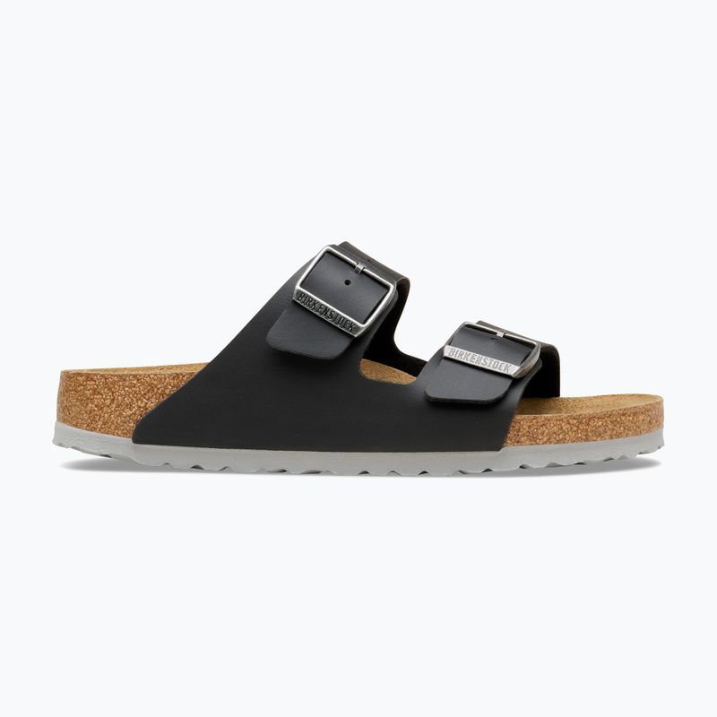 Klapki BIRKENSTOCK Arizona Birko-Flor black/light gray 2