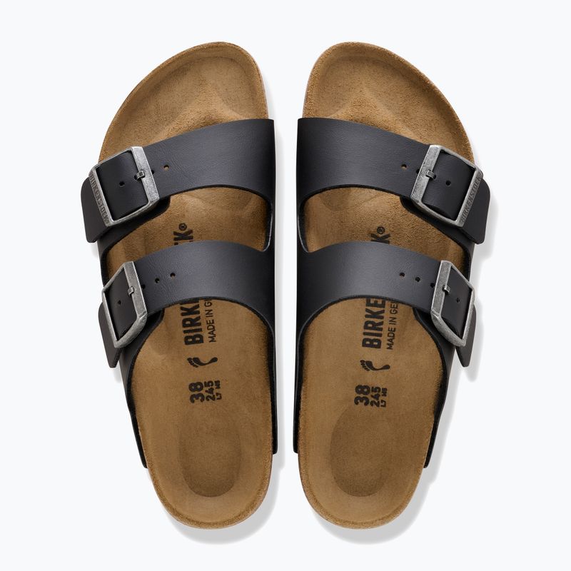 Klapki BIRKENSTOCK Arizona Birko-Flor black/light gray 3