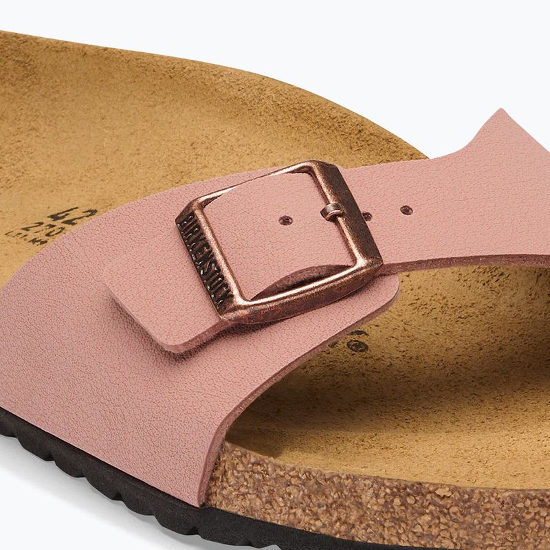 Klapki damskie BIRKENSTOCK Madrid Birkibuc Narrow pink clay 6