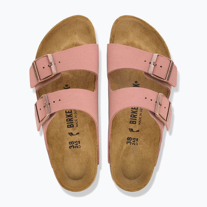 Klapki BIRKENSTOCK Arizona Birkibuc pink clay 3
