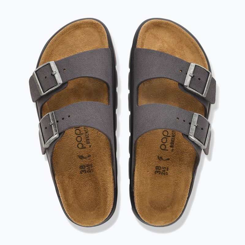Klapki BIRKENSTOCK Arizona Chunky Birkibuc velvet gray 3