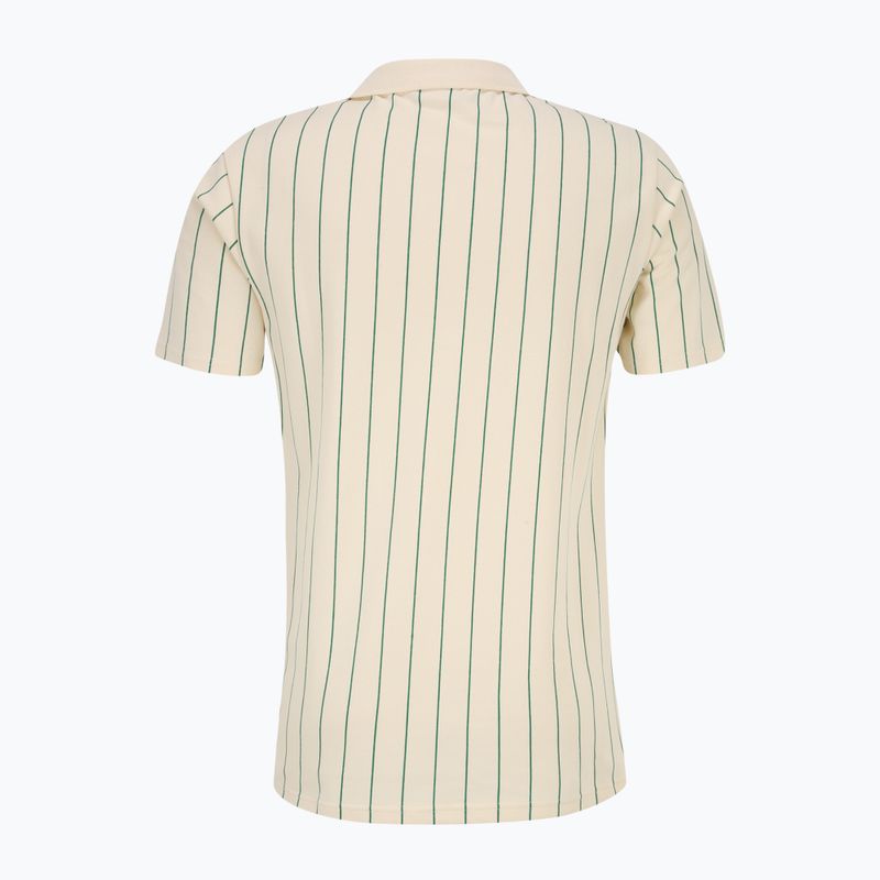 Koszulka polo męska FILA Luckenwalde antique white/adventurine striped 6