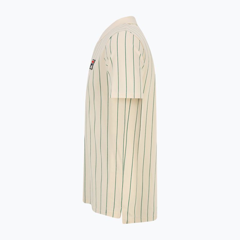 Koszulka polo męska FILA Luckenwalde antique white/aventurine striped 7