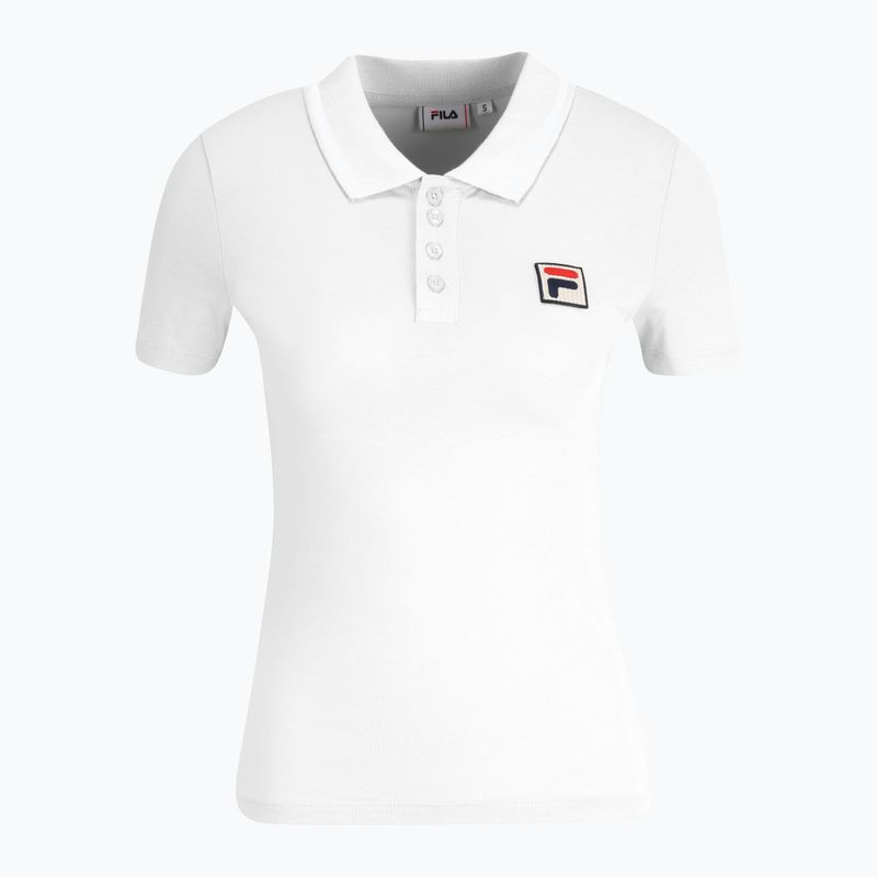 Koszulka polo damska FILA Leuben bright white 5