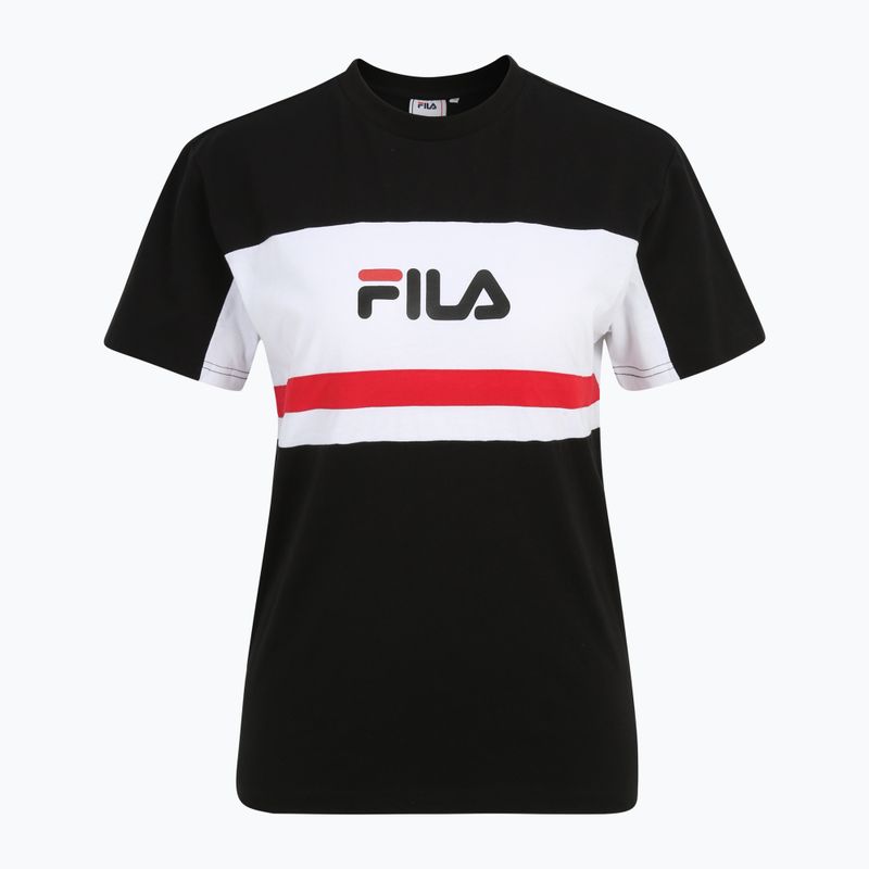 Koszulka damska FILA Lishui black/bright white 5