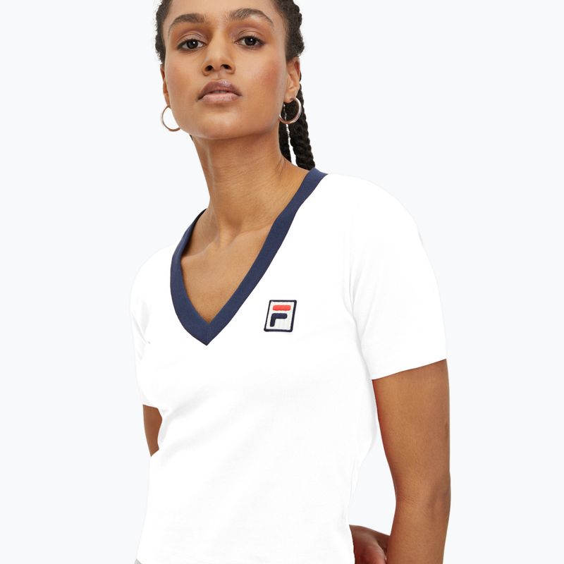Koszulka damska FILA Ludhiana bright white 4