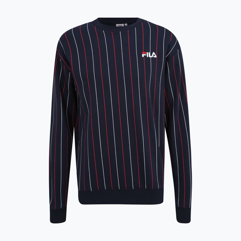 Bluza męska FILA Lobito Pinstriped Crew black iris/two color stiped 5