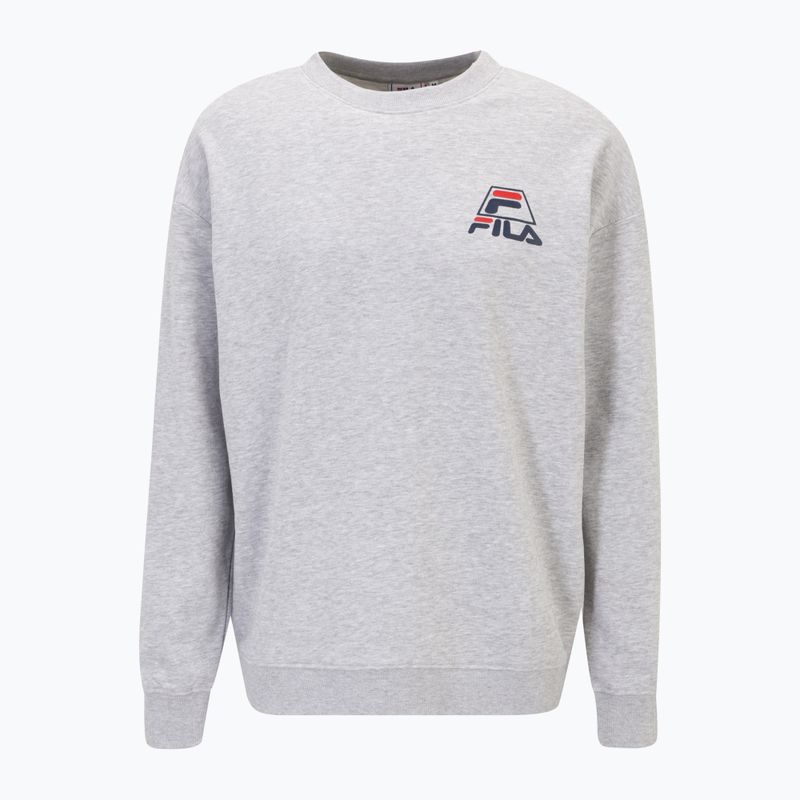 Bluza męska FILA Lahti Crew light grey melange 5