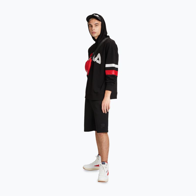 Męska bluza FILA Luohe Oversized Hoody black 2