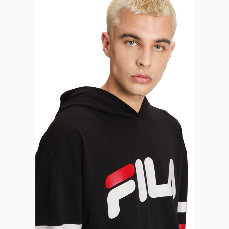 Męska bluza FILA Luohe Oversized Hoody black 4