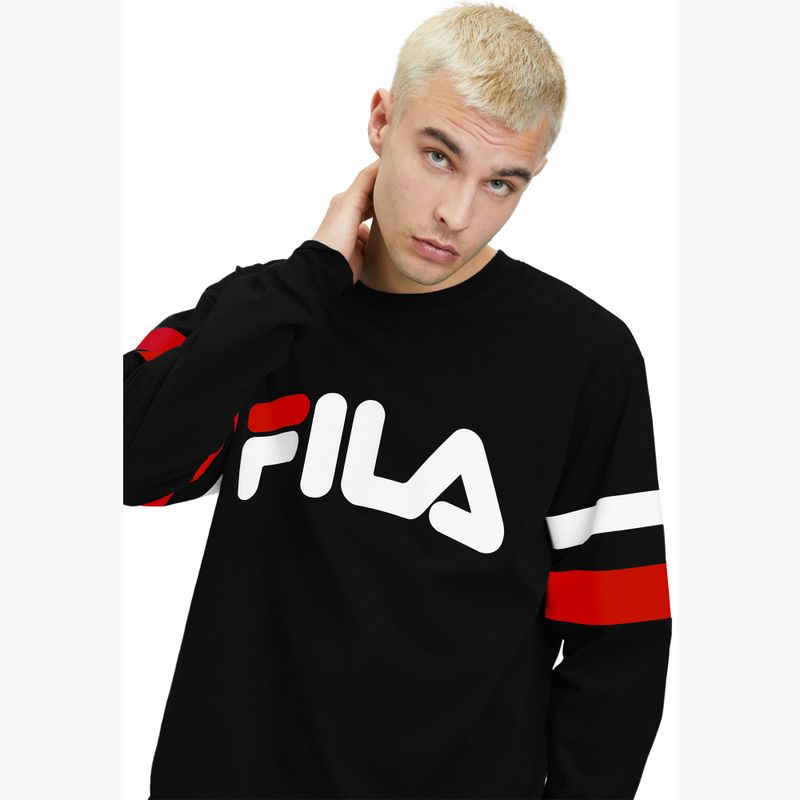 Bluza męska FILA Luohe Oversized Crew black 4