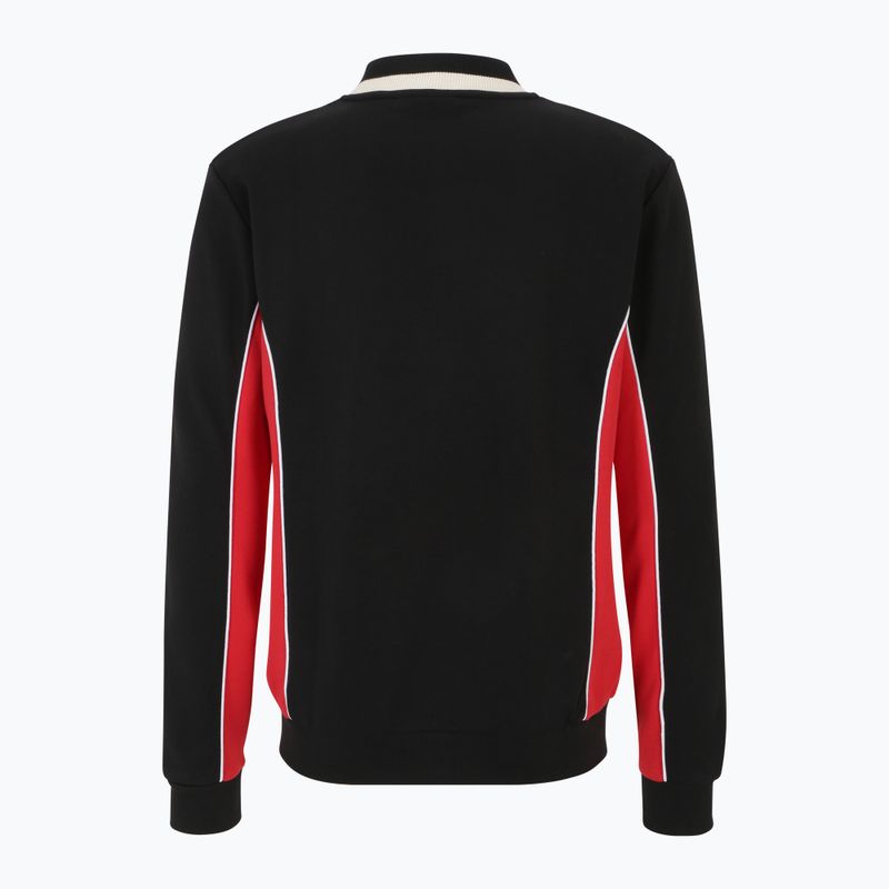 Bluza męska FILA Settanta Track black/true red 2