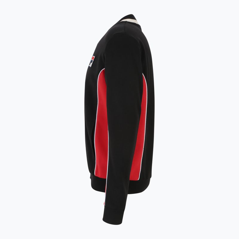 Bluza męska FILA Settanta Track black/true red 3