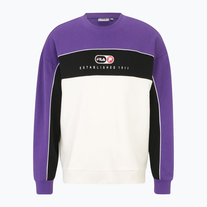 Bluza męska FILA La Paz Crew Sweat heliotrope/antique white/black