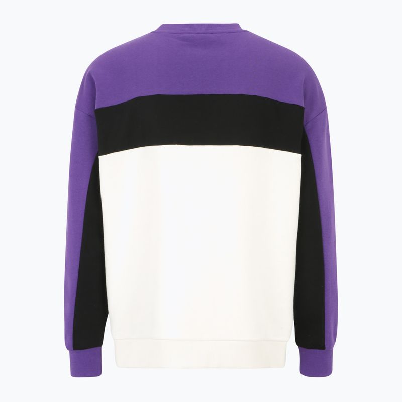 Bluza męska FILA La Paz Crew Sweat heliotrope/antique white/black 2