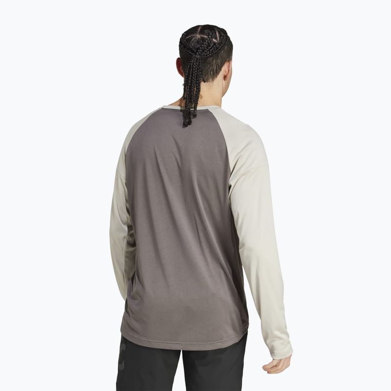 Longsleeve rowerowy męski adidas FIVE TEN Long Sleeve Jersey charcoal/putty grey 2