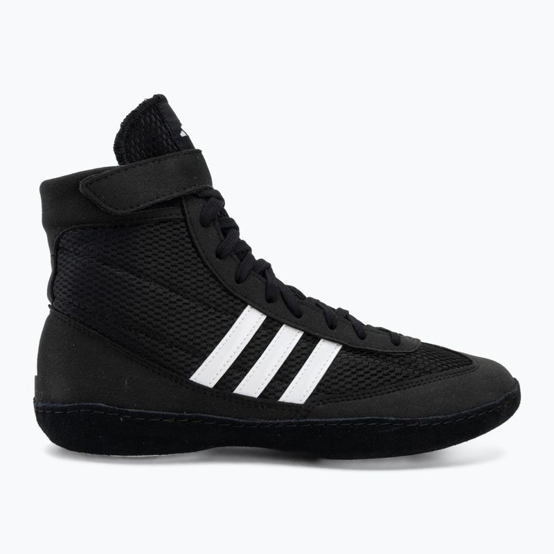 Buty zapaśnicze męskie adidas Combat Speed 4 core black/footwear white 2