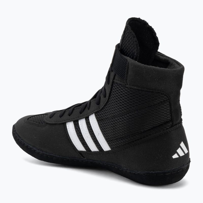 Buty zapaśnicze męskie adidas Combat Speed 4 core black/footwear white 3