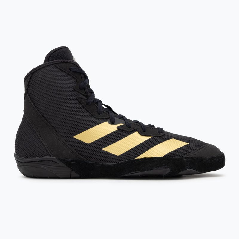 Buty zapaśnicze adidas Adizero core black/gold metallic 2