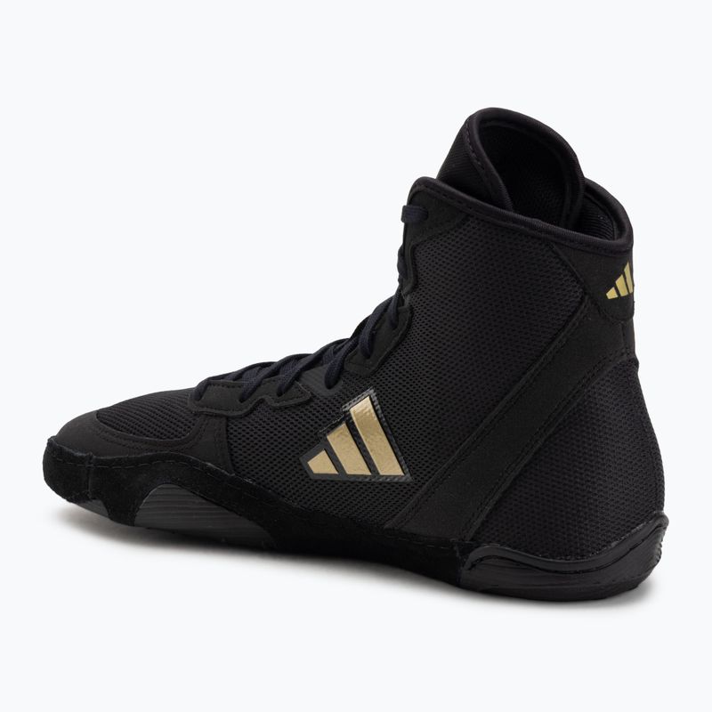 Buty zapaśnicze adidas Adizero core black/gold metallic 3
