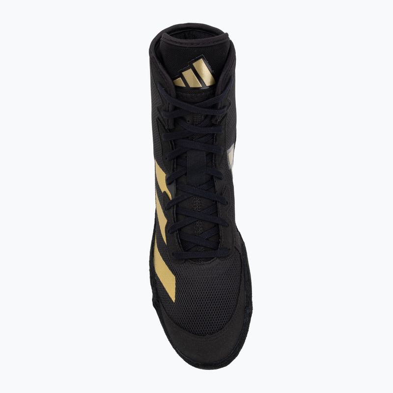 Buty zapaśnicze adidas Adizero core black/gold metallic 5