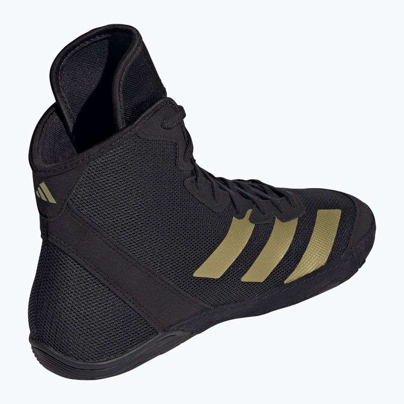 Buty zapaśnicze adidas Adizero core black/gold metallic 8