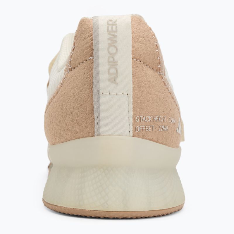 Buty do podnoszenia ciężarów adidas Adipower Weightlifting III off white 6