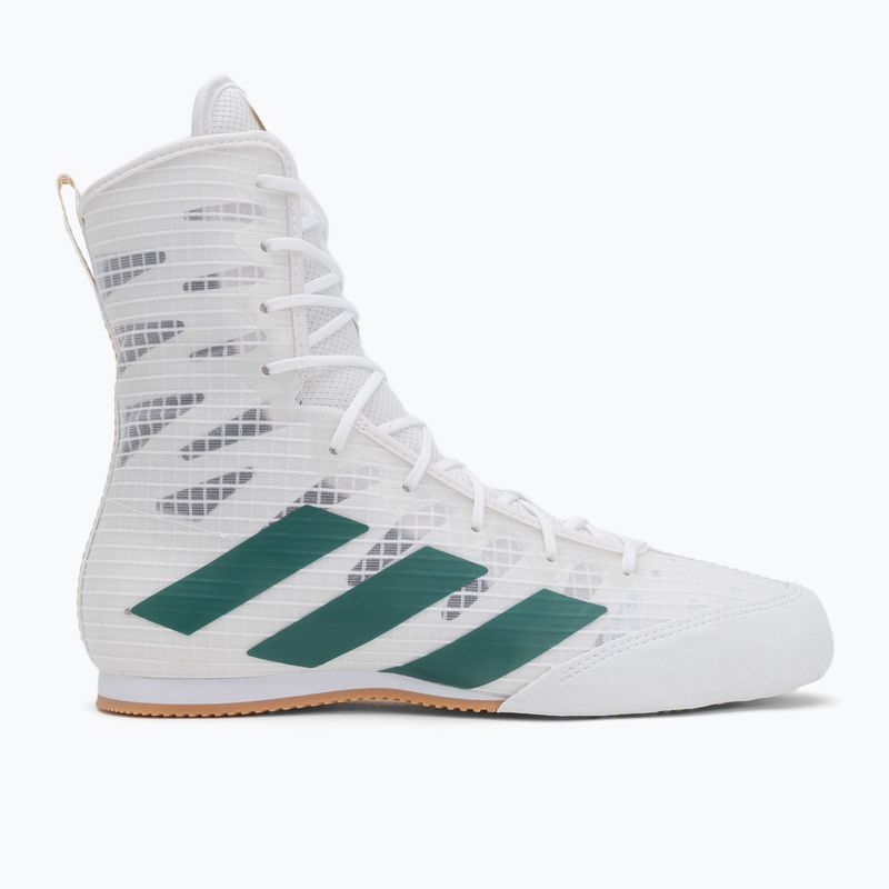Buty bokserskie adidas Box Hog 4 cloud white/collegiate green/core black 2