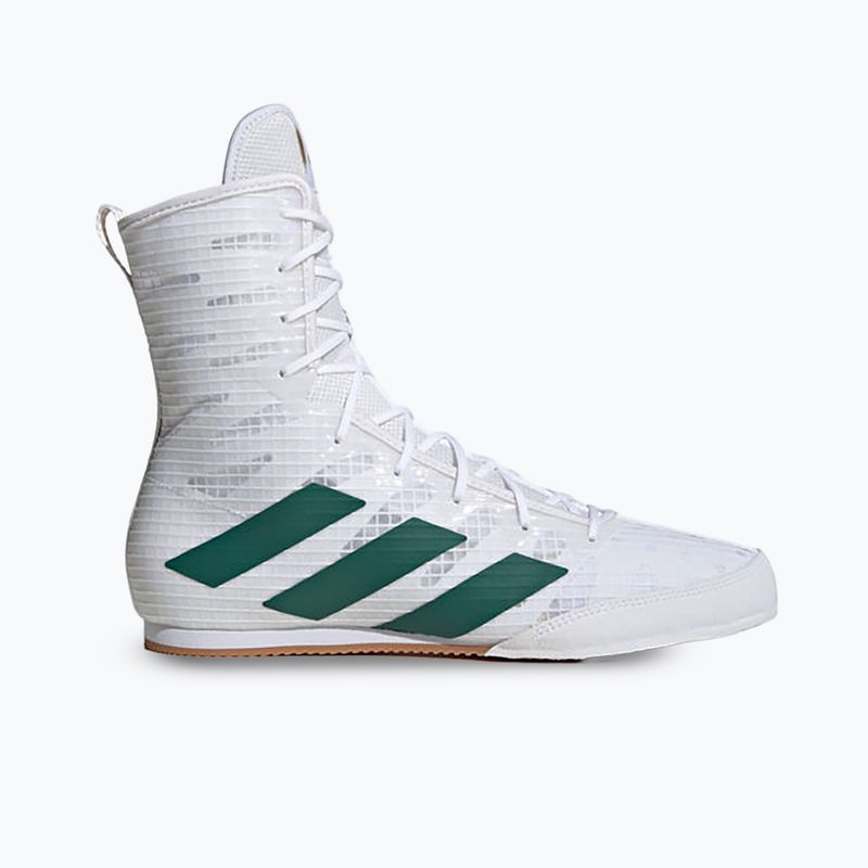 Buty bokserskie adidas Box Hog 4 cloud white/collegiate green/core black 3
