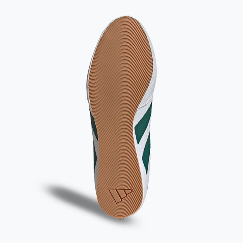Buty bokserskie adidas Box Hog 4 cloud white/collegiate green/core black 7