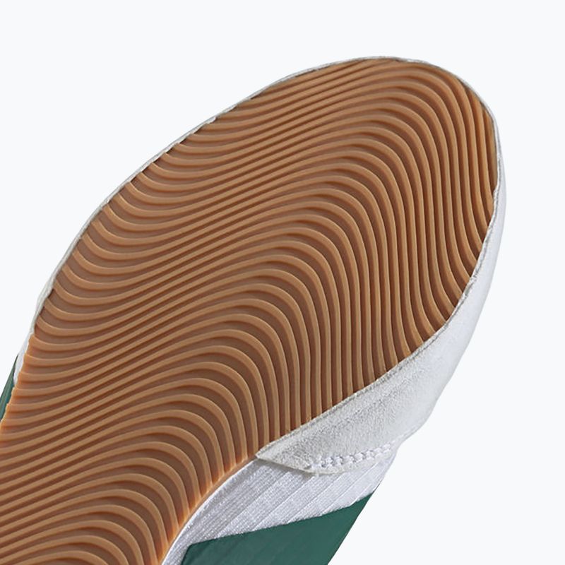 Buty bokserskie adidas Box Hog 4 cloud white/collegiate green/core black 9