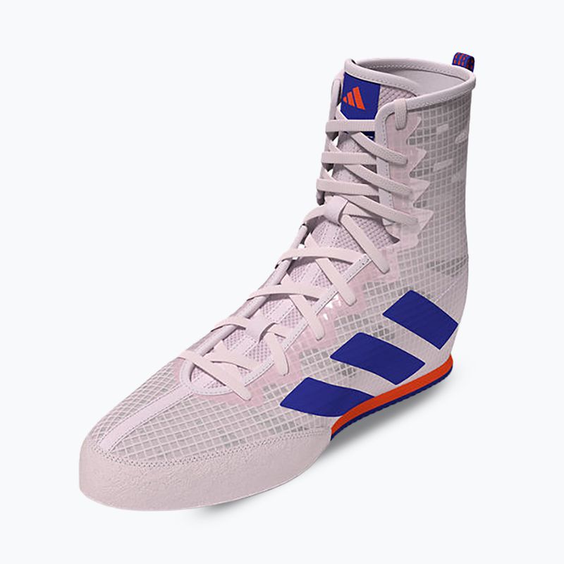 Buty bokserskie adidas Box Hog 4 almost pink/lucid blue/impact orange 2