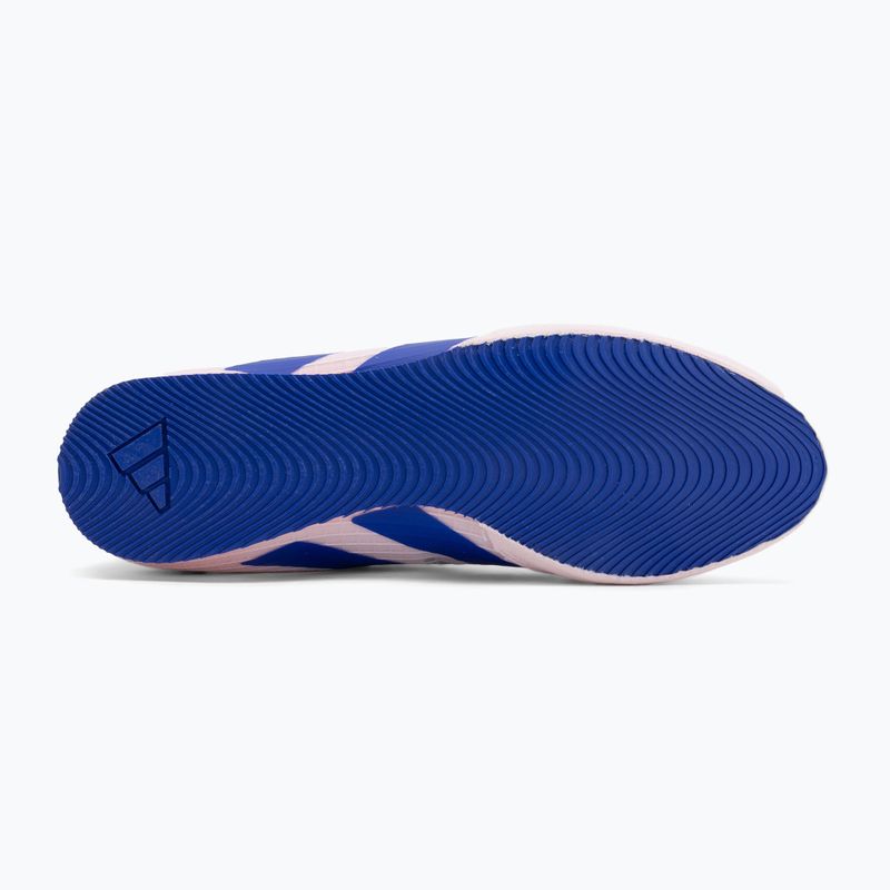 Buty bokserskie adidas Box Hog 4 almost pink/lucid blue/impact orange 4