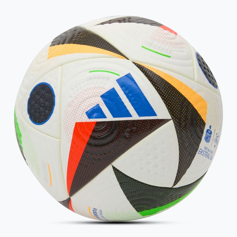 Piłka do piłki nożnej adidas Ekstraklasa Pro white/black/glow blue rozmiar 5