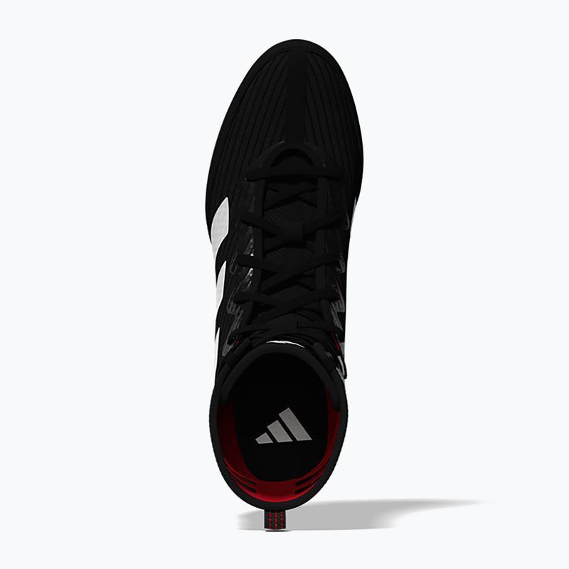 Buty bokserskie adidas Box Hog 4 core black/cloud white/pure ruby 7