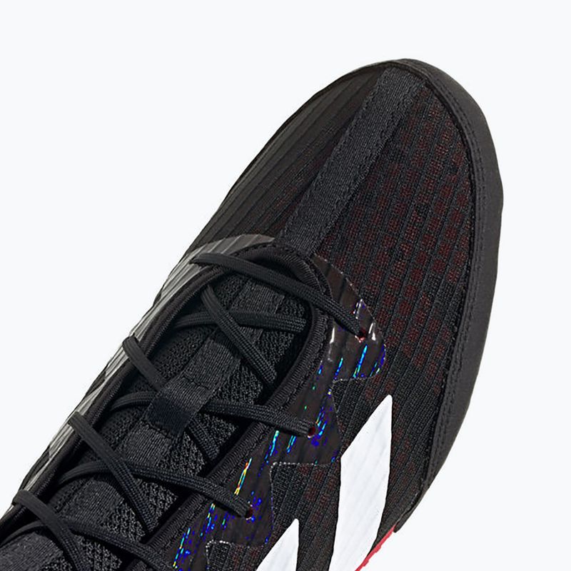Buty bokserskie adidas Box Hog 4 core black/cloud white/pure ruby 9