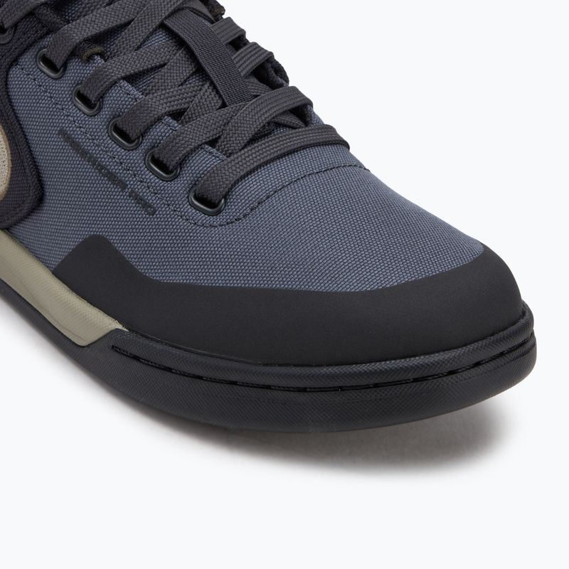 Buty rowerowe platformy męskie adidas FIVE TEN Freerider Pro Canvas grey six/silver pebble/black 7