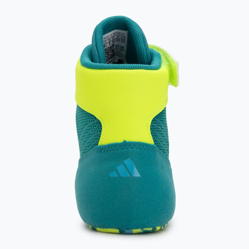 Buty bokserskie adidas HVC purple team/lucid lemon/signal cyan 6