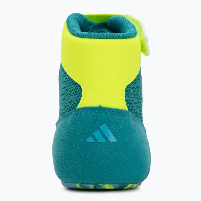 Buty zapaśnicze dziecięce adidas Havoc purple team/lucid lemon/signal cyan 6