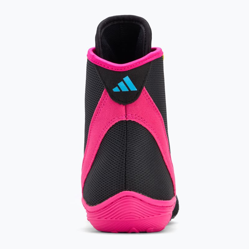Buty bokserskie adidas Adizero black/signal cyan/shock pink 6