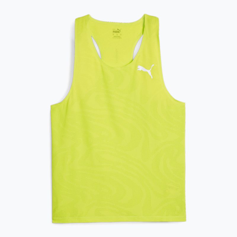 Koszulka do biegania męska PUMA Run Ultraspun Singlet green