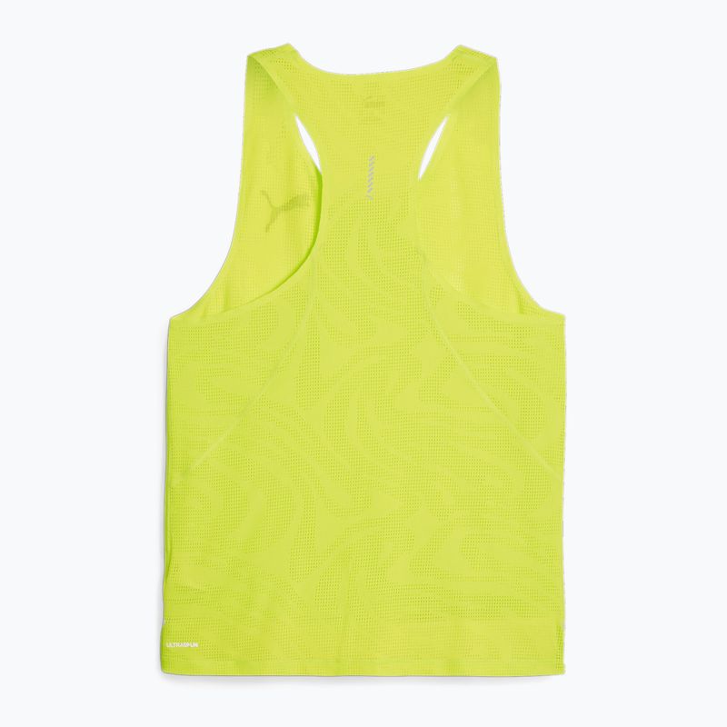 Koszulka do biegania męska PUMA Run Ultraspun Singlet green 2