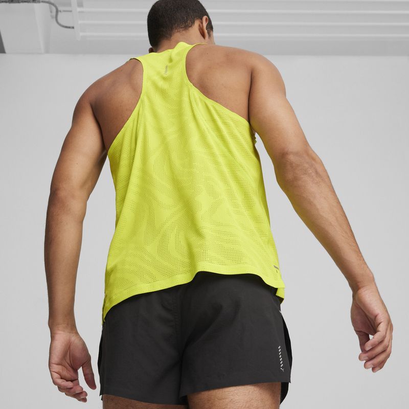 Koszulka do biegania męska PUMA Run Ultraspun Singlet green 4